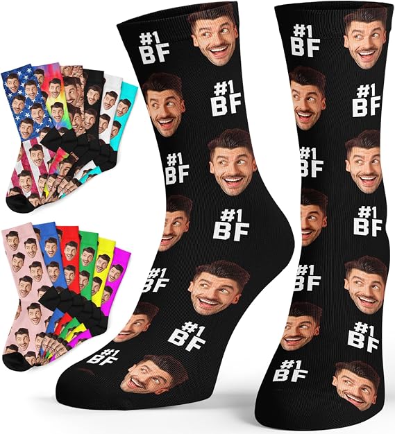Custom Photo Socks - Personalized Men/Women Socks With Faces, Funny Gifts