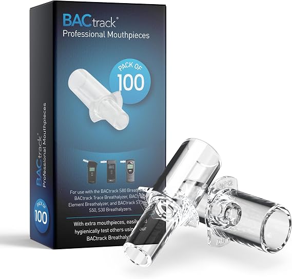 BACtrack Professional Breathalyzer Mouthpieces | 100ct