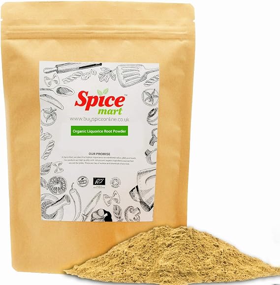 Organic Liquorice | Licorice Root Powder Premium Quality Free P&P Certified by Soil Association (90g)