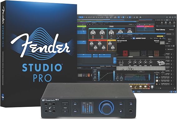 PreSonus Quantum HD 2 20x24, 32-bit / 192 kHz USB-C Audio Interface with Studio One Pro Software | 32-bit/192kHz USB-C audio interface with Fender Studio Pro software