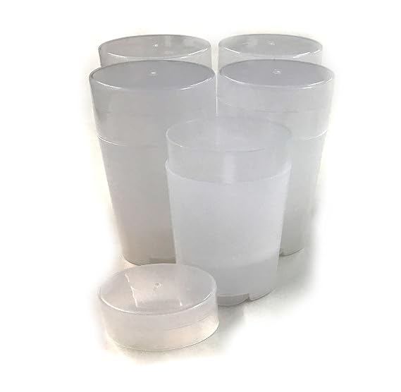 DMtse Deodorant Containers, New & Empty; Pack of 5