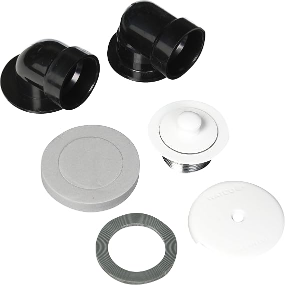 Watco 601-PP-ABS-WH Push Pull Half Kit, White