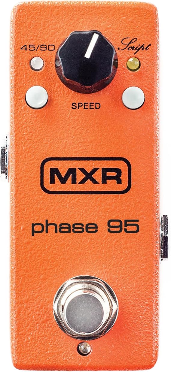 MXR M290 Phase 95 Mini Phaser Pedal w/ 12 Pack Picks & 2 Patch Cables