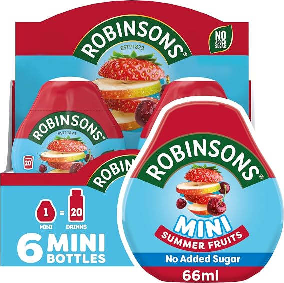 Robinsons Summer Fruits Mini Squash | 66ml | 6 Pack