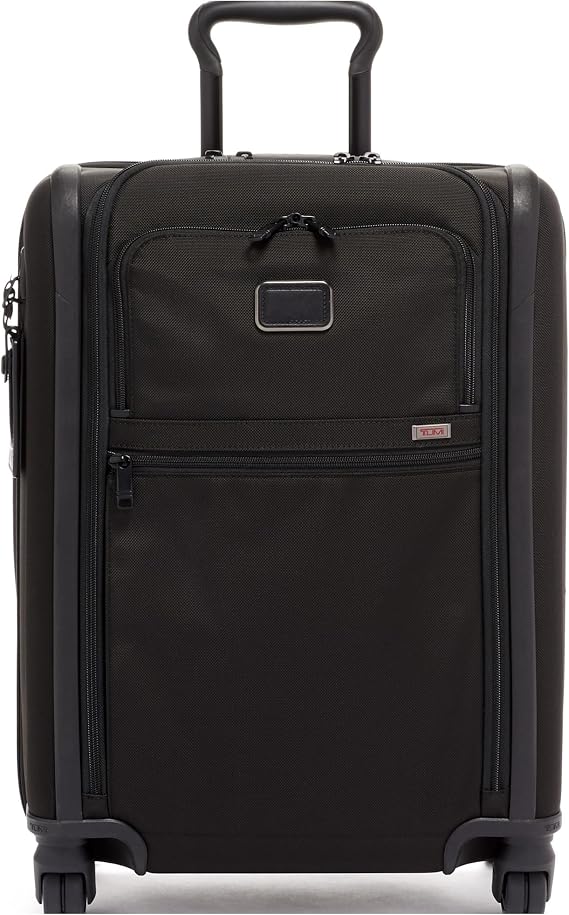 TUMI Alpha 3 Continental Expandable 4 Wheeled Carry-On Black One Size