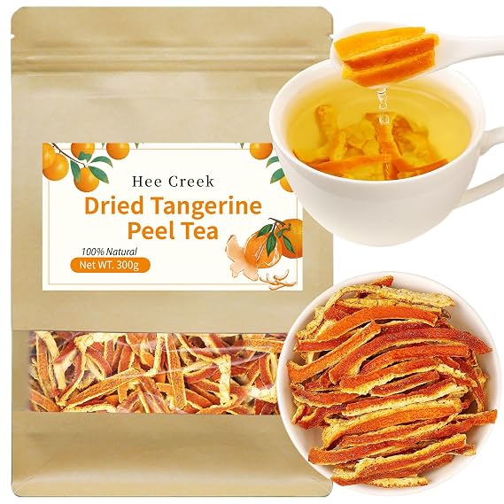 Hee Creek Dried Tangerine Peel Strips 10.58oz/300g Orange Peel Tea