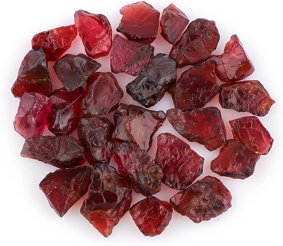 50 cts Raw Red Garnet Loose Rough Gemstone, Natural Crystals, Energy Healing Stones, Wholesale Bulk Lot, Jewelry Making Stones Supply, Gift Stone