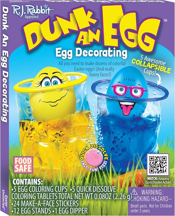 Easter Unlimited Dunk An Egg Coloring Kit
