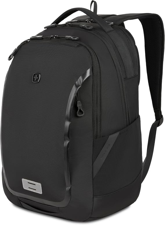 SwissGear Shield Laptop Backpack, Black, 18.5"x12"x6"