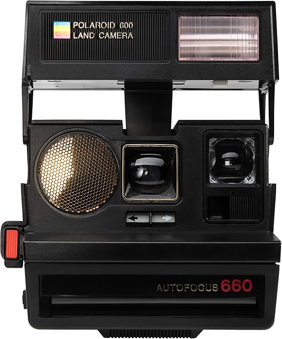 Impossible Polaroid 600 Sun 660 AF Camera, Black (1376)