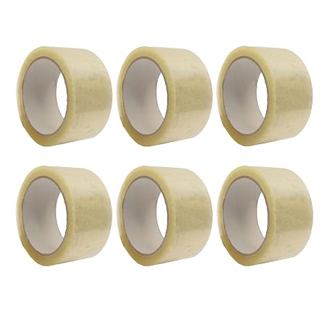 Schott Packaging Strong Clear Packaging Tape | 12 Pack - 48MM x 66M | Secure and Sticky Packing Tape Suitable for a Heavy Duty Seal on Shipping