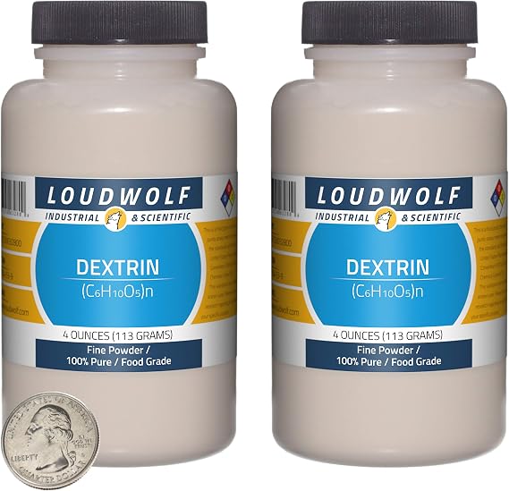 Dextrin / 8 Ounces / 2 Bottles / 100% Pure Food Grade/Fine Powder