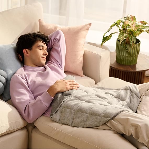 Bearaby Heated Lap Pad - Moonstone Grey