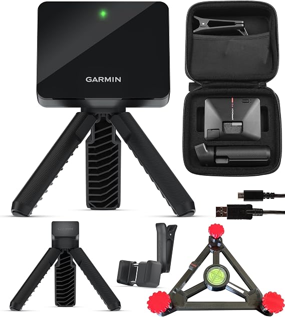 PlayBetter Garmin Approach R10 Golf Launch Monitor & Simulator Stand Bundle