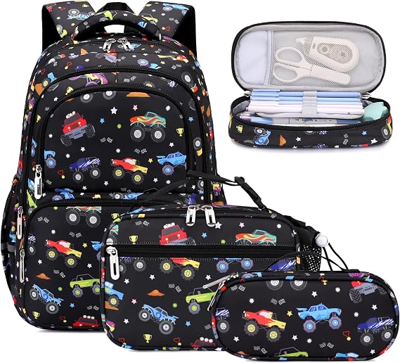 Kids Backpack with Lunch Box & Pencil Case