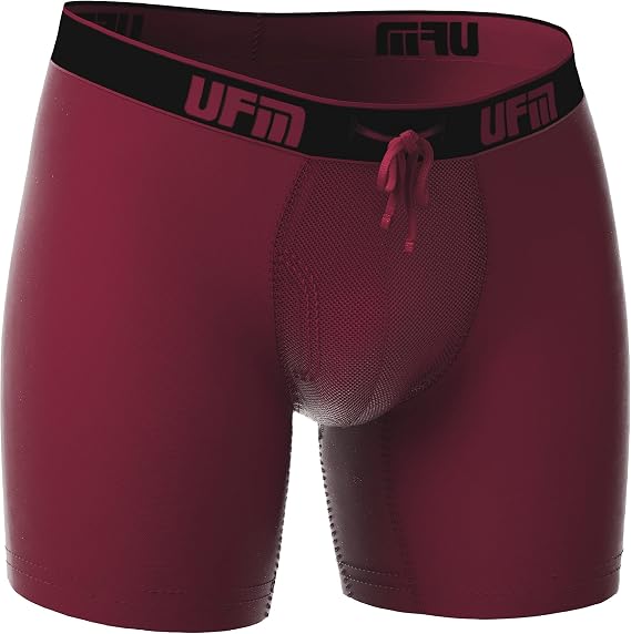 UFM Mens Polyester Boxer Brief w/Patented Adjustable Support Pouch Regular