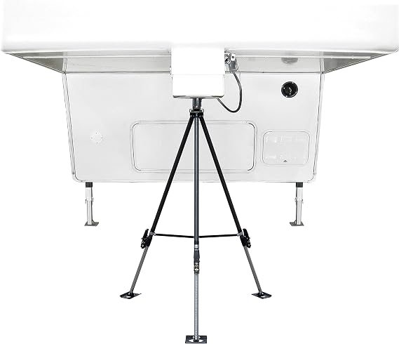 BAL 25066 Kingpin FASTJACK Weekender Stabilizing Tripod Lightweight RV Stabilizer for 5th Wheel Trailers Adjustable 40" to 60"