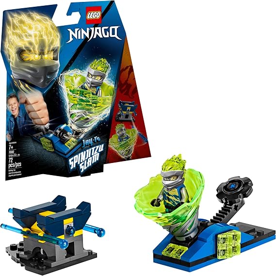 LEGO NINJAGO Spinjitzu Slam Jay 70682 Building Kit (72 Pieces)