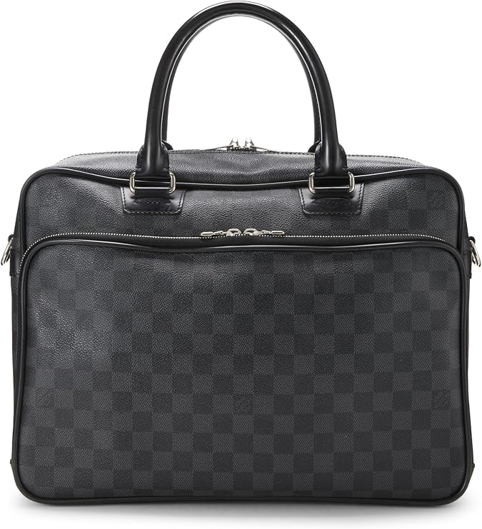 Pre-loved Damier Graphite Icare, Grey