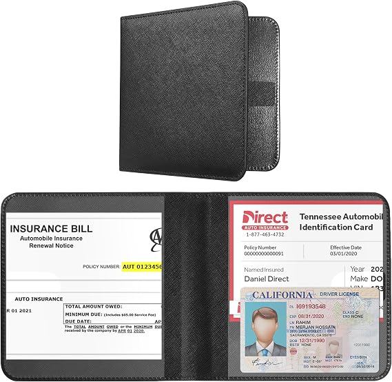 CoBak Car Registration and Insurance Holder for Men and Women