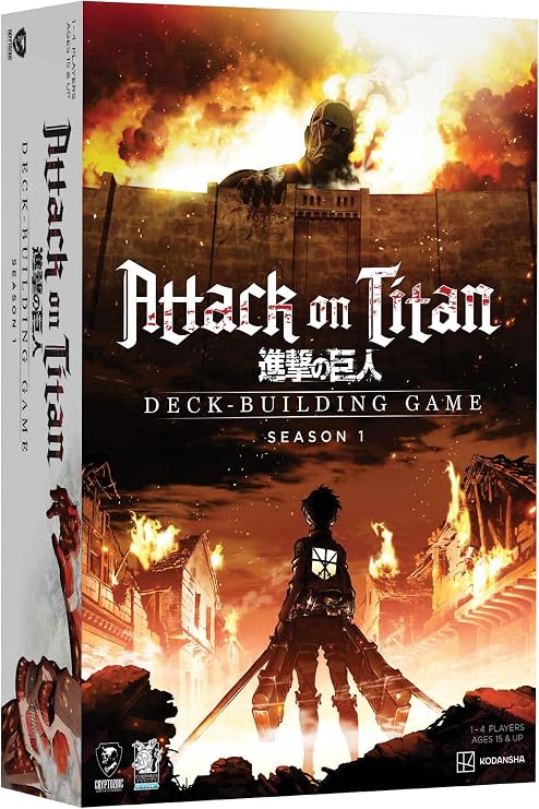 Cryptozoic Entertainment Attack on Titan Deck-Building Game: Season 1
