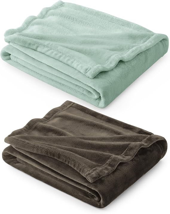 Bedsure Fleece Blanket Queen Blanket Bed Blanket Soft Lightweight Plush Fuzzy Cozy Luxury Microfiber, 90x90 inches