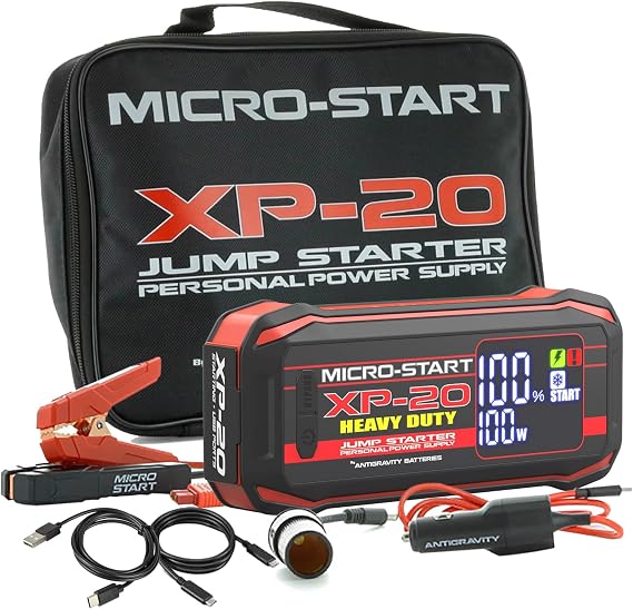 Antigravity Batteries: 4650A Jump Starter 12V Heavy Duty Lithium Battery Booster Pack, Portable Jump Box, for up to 10.0L Gas & 8.0L Diesel Engines