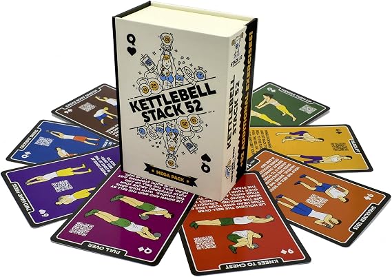 Stack 52 Kettlebell Mega Pack Exercise Card Workout Game