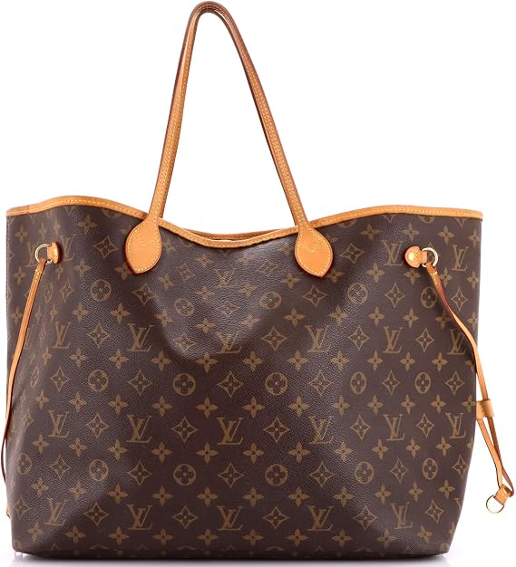 Pre-Loved Neverfull Tote Monogram Canvas GM, Brown