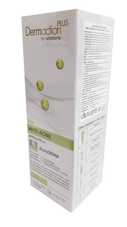 by Watsons Anti-Acne Pure Day Lotion SPF 50+ PA+++. Acne Control. Breakthrough Acne Solution. (40 ml/pack).