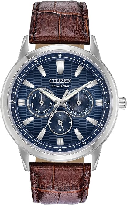 CITIZEN Men's Eco-Drive Classic 44mm Stainless Steel BU2070-12L