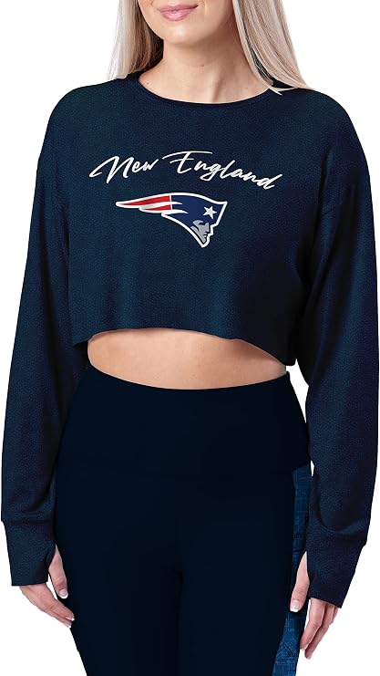 CERTO by Northwest NFL Women's Central Long Sleeve Crop Top
