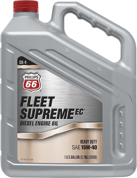 1078290 Diesel Engine Oil (Fleet Supreme EC- API CK-4 15W40-1 Gallon), 128 fl. oz, 1 Pack