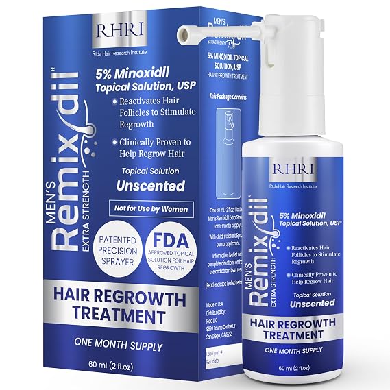 Minoxidil for Men 5% Minoxidil Hair Regrowth Treatment for Thinning Hair