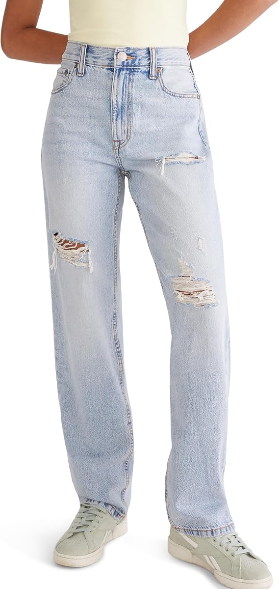 AEROPOSTALE Women's High-Rise Baggy Jean