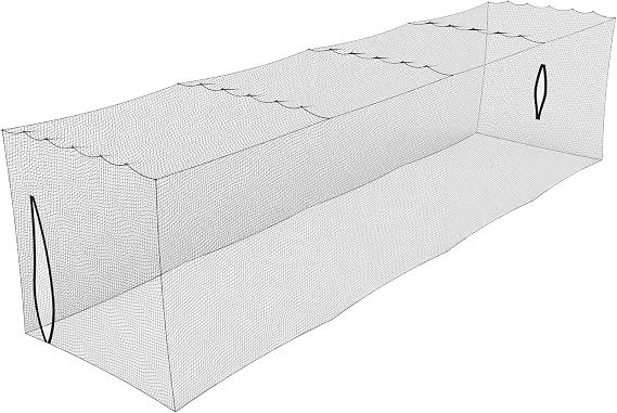 Murray Sporting Goods Baseball/Softball Batting Cage Net - 40 Ft | Stand Alone Net Only - Frame Not Included