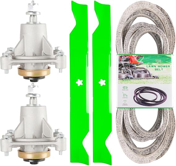 46" Inch Deck Rebuild Kit Fit for Husqvarna Z246 RZ4623 RZ4619 Z246i RZ4621 RZ5422 46 inch Deck Mower Tractor Parts Spindle 532174358 174356 Blade 21546611 Belt 539117245