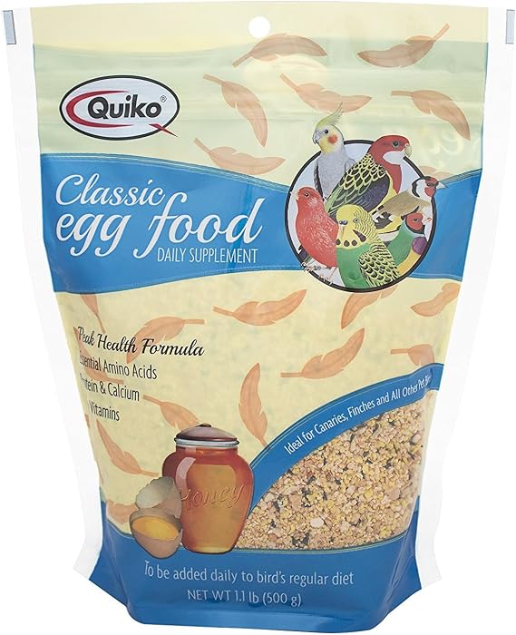 Quiko Classic Egg Food Supplement For All Birds, 1.1 Lb. Pouch