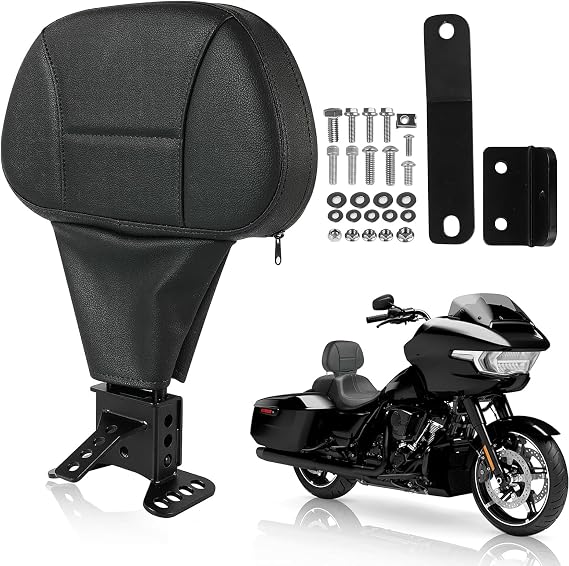 Adjustable Rider Driver Backrest, Detachable Rider Backrast