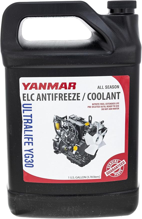 YG30R Genuine Ultralife ELC Antifreeze/Coolant, 50/50 Pre-Diluted Ready to Use, Nitrite Free Extended Life Red Coolant, 1 Gallon (3.78 L) Contains Bittering Agent