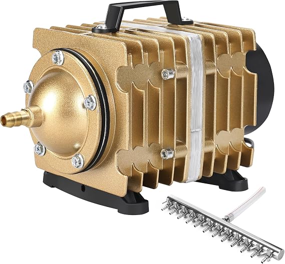 AQUANEAT Aquarium Air Pump,Commercial Pump 35/50W,950/1110GPH for Fish Tank, Hydroponic Aerator with Adjustable Air Flow Outlets