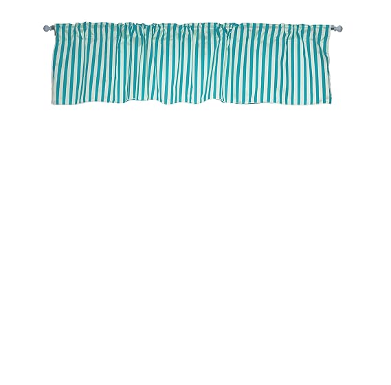 Baby Doll Candyland Window Valance, Aqua