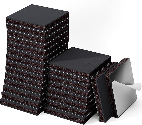 2" Non Slip Furniture Pads 24Pcs, Premium Self Adhesive Grippers | Anti Slip Furniture Feet for Hardwood Floors, Anti-Slide Floor Protectors for Couch Bed Stoppers, Keep Furniture in Place!