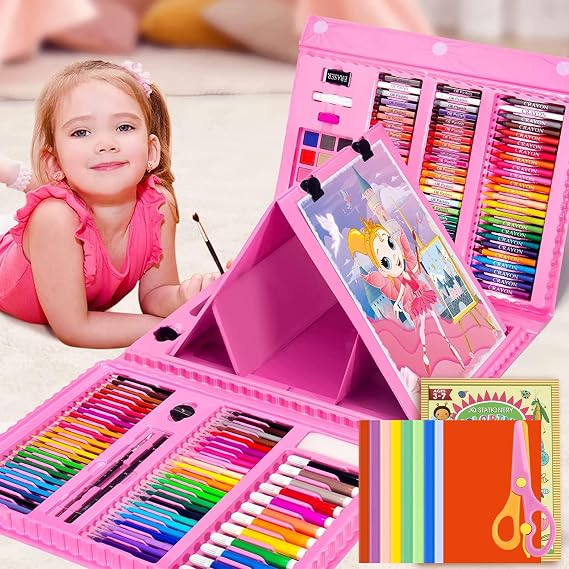Okiki Art Supplies Drawing Set Coloring Kit