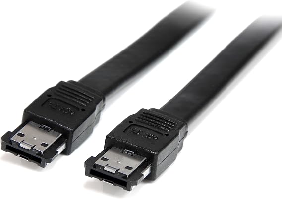 StarTech 6ft Shielded External eSATA Cable, Black (ESATA6)