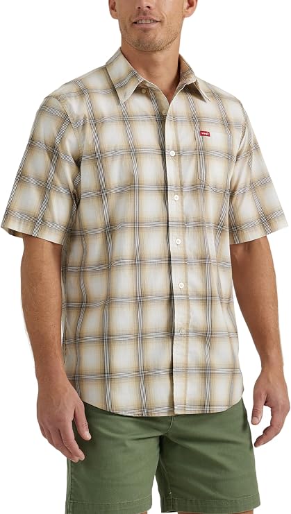 Wrangler Authentics Men's Zhesp4r Button Down Shirt