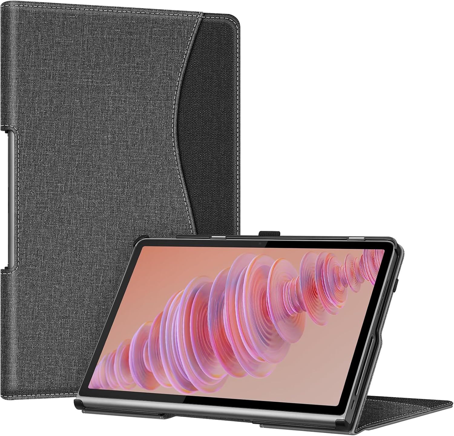 Fintie Case for Lenovo Tab Plus TB351FU 11.5 inch 2024 Tablet, Lightweight Case with Document Slots Denim Grey