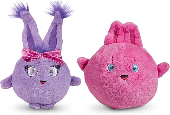 Sunny Bunnies Big Boo/Iris Bunny Blabbers Plush, Multicolor (Pack of 2)