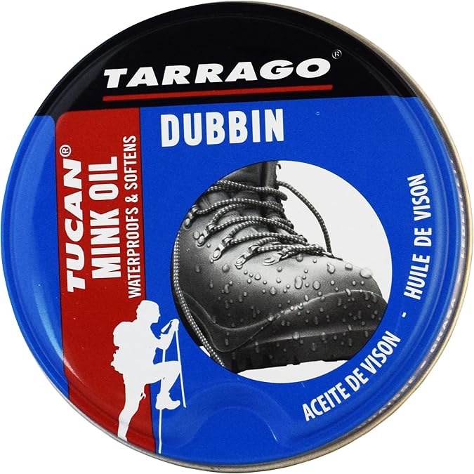 Tarrago 100ml Dubbin Tucan Mink Oil For Leather Boots - Natural Mink Oil For Leather, Mink Oil For Boots To Condition & Protect Leather Footwear - Boot Mink Oil Leather For Waterproof Shoes