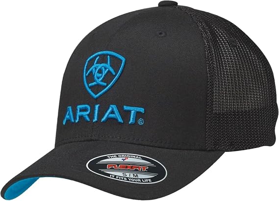 ARIAT Men's Blue Half Mesh Hat